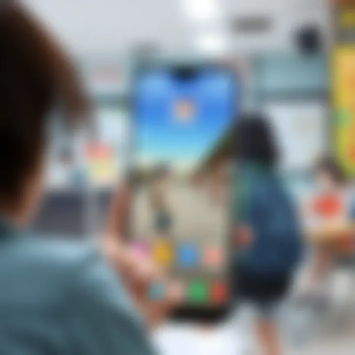 A user-friendly interface of an anime APK