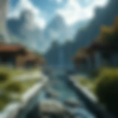 Breathtaking Game Environments In-game scenery showcasing vibrant landscapes